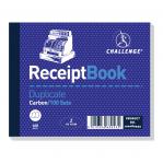 Challenge 105x130mm Duplicate Receipt Book Carbon Taped Cloth Binding 100 Sets (Pack 5) - 100080444 18390HB