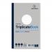 Challenge 210x130mm Triplicate Book Carbonless Ruled 1-100 Taped Cloth Binding 100 Sets (Pack 5) - 100080445 18425HB