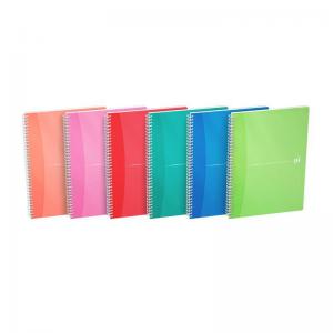 Oxford A4 Wirebound Polypropylene Cover Notebook Ruled 180 Pages