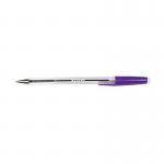 ValueX Ballpoint Pen 1.0mm Tip 0.7mm Line Violet (Pack 50) - 864017 18498HA