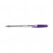 ValueX Ballpoint Pen 1.0mm Tip 0.7mm Line Violet (Pack 50) - 864017 18498HA