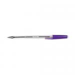 ValueX Ballpoint Pen 1.0mm Tip 0.7mm Line Violet (Pack 50) - 864017 18498HA