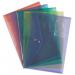 ValueX ID Popper Wallet Polypropylene A4+ Assorted Colours (Pack 5) - 8811asst1 18526HA