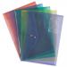 ValueX Popper Wallet Polypropylene A4 Assorted Colours (Pack 5) - 8811asst/1 18526HA