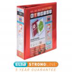 Elba Panorama Presentation Lever Arch File Polypropylene A4 90mm Spine Width A4 Red (Pack 5) - 400008437 18579HB