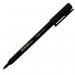 ValueX OHP Pen Permanent Fine 0.4mm Line Black (Pack 10) - 742401 18603HA
