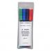 ValueX OHP Pen Permanent Fine 0.4mm Line Assorted Colours (Pack 4) - 7424WLT4 18610HA