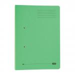 Elba Stratford Spring Pocket Transfer File Manilla Foolscap 320gsm Green (Pack 25) - 100090147 18614HB