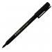 ValueX OHP Pen Permanent Medium 0.7mm Line Black (Pack 10) - 742501 18617HA