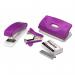 ValueX Stapler Staple Remover and Hole Punch Set Purple - SPSET17 18631HA