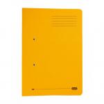 Elba Stratford Spring Pocket Transfer File Manilla Foolscap 320gsm Yellow (Pack 25) - 100090150 18635HB