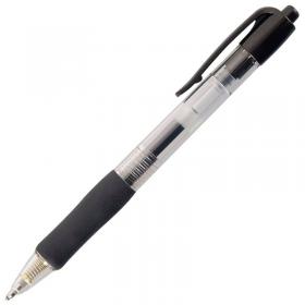 ValueX Retractable Gel Rollerball Pen 0.7mm Line Black (Pack 10) - K3-01 18687HA