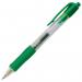 ValueX Retractable Gel Rollerball Pen 0.7mm Line Green (Pack 10) - K3-04 18708HA