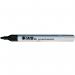 ValueX Whiteboard Marker Bullet Tip 2mm Line Black (Pack 10) - 871001 18715HA