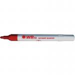 ValueX Whiteboard Marker Bullet Tip 2mm Line Red (Pack 10) - 871002 18722HA