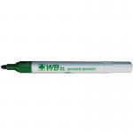 ValueX Whiteboard Marker Bullet Tip 2mm Line Green (Pack 10) - 871004 18736HA