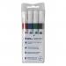 ValueX Whiteboard Marker Bullet Tip 2mm Line Assorted Colours (Pack 4) - 8710WT4 18750HA