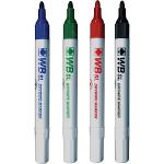 ValueX Whiteboard Marker Bullet Tip 2mm Line Assorted Colours (Pack 4) - 8710WT4 18750HA