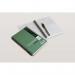 Cambridge Jotter A4 Wirebound Card Cover Notebook Ruled 200 Pages Metallic Green (Pack 3) - 400039062 18796HB