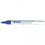 ValueX Whiteboard Marker Bullet Tip 2mm Line Blue (Pack 10) - 874003 18806HA