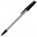 ValueX White Box Ballpoint Pen 1.0mm Tip 0.7mm Line Black (Pack 50) - 0052501NB 18834HA