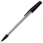 ValueX White Box Ballpoint Pen 1.0mm Tip 0.7mm Line Black (Pack 50) - 0052501/NB 18834HA