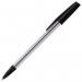ValueX White Box Ballpoint Pen 1.0mm Tip 0.7mm Line Black (Pack 50) - 0052501/NB 18834HA