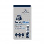 Challenge 140x70mm Triplicate Receipt Book Carbonless 1-50 Taped Cloth Binding 50 Sets (Pack 10) - 400048638 18908HB