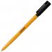 ValueX Micron Ballpoint Pen 0.7mm Tip and 0.3mm Line Black (Pack 50) - 700101 18911HA