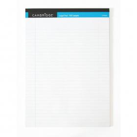 Cambridge A4 Legal Pad Ruled 100 Pages White (Pack 10) - 100080159 18915HB