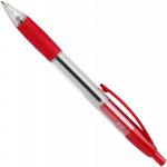 ValueX Retractable Ballpoint Pen Rubber Grip 1.0mm Tip 0.7mm Line Red (Pack 10) - K5-02 18925HA