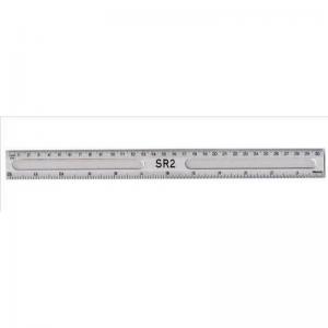 ValueX Plastic Ruler 30cm Clear - 796500SINGLE 18981HA