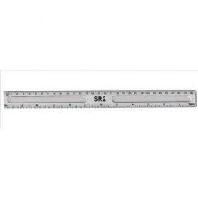 ValueX Plastic Ruler 30cm Clear - 796500/SINGLE 18981HA