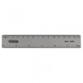 ValueX Plastic Ruler 15cm Clear - 8200062 18995HA