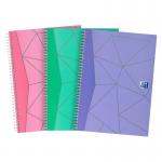 Oxford Twinwire Pastel Notebook 200 Pages A5 Assorted (Pack 3) 400155746 18999HB