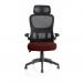 Iris Mesh Back Task Operator Office Chair Bespoke Gnseng Chilli Fabric Seat With Headrest - KCUP2037 19200DY