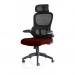 Iris Mesh Back Task Operator Office Chair Bespoke Gnseng Chilli Fabric Seat With Headrest - KCUP2037 19200DY