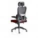 Iris Mesh Back Task Operator Office Chair Bespoke Gnseng Chilli Fabric Seat With Headrest - KCUP2037 19200DY