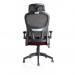 Iris Mesh Back Task Operator Office Chair Bespoke Gnseng Chilli Fabric Seat With Headrest - KCUP2037 19200DY