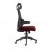 Iris Mesh Back Task Operator Office Chair Bespoke Gnseng Chilli Fabric Seat With Headrest - KCUP2037 19200DY