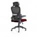 Iris Mesh Back Task Operator Office Chair Bespoke Gnseng Chilli Fabric Seat With Headrest - KCUP2037 19200DY