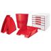 Leitz WOW Letter Tray Plus A4 Red - 52263026 19235AC