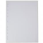 Elba Divider 10 Part A4 160gsm Card White 100204881 19335HB