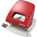 Leitz NeXXt Hole Punch with Guidebar Red - 50050025 19389AC