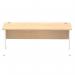 Impulse 1800 x 800mm Straight Desk Maple Top White Cable Managed Leg MI002500 19415DY