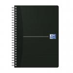 Oxford Essentials Notebook A4 Soft Card Wirebound SCRIBZEE Compatible180 Pages Black (Pack 5) 100102931 19496HB