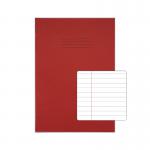 RHINO A4+ (13 x 9 inch) Oversized Exercise Book 48 Page 8mm Ruled Feint With Margin Red (Pack 50) - VDU048-200-2 19599VC