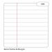 RHINO A4+ (13 x 9 inch) Oversized Exercise Book 48 Page 8mm Ruled Feint With Margin Red (Pack 50) - VDU048-200-2 19599VC