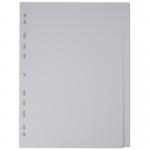 Elba Divider A4 20 Part White Card 400007500 19657HB