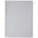 Elba Divider A4 20 Part White Card 400007500 19657HB